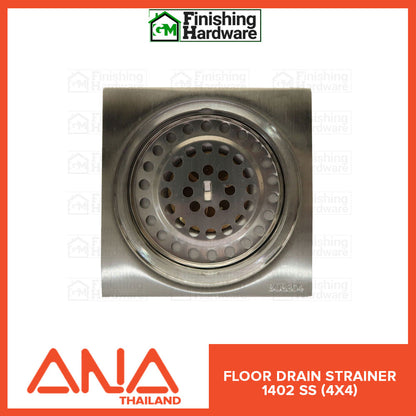 ANA Floor Drain Strainer 1402 SSS (4x4)