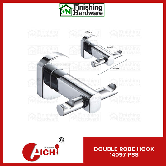 Aichi Double Robe Hook 14097 PSS