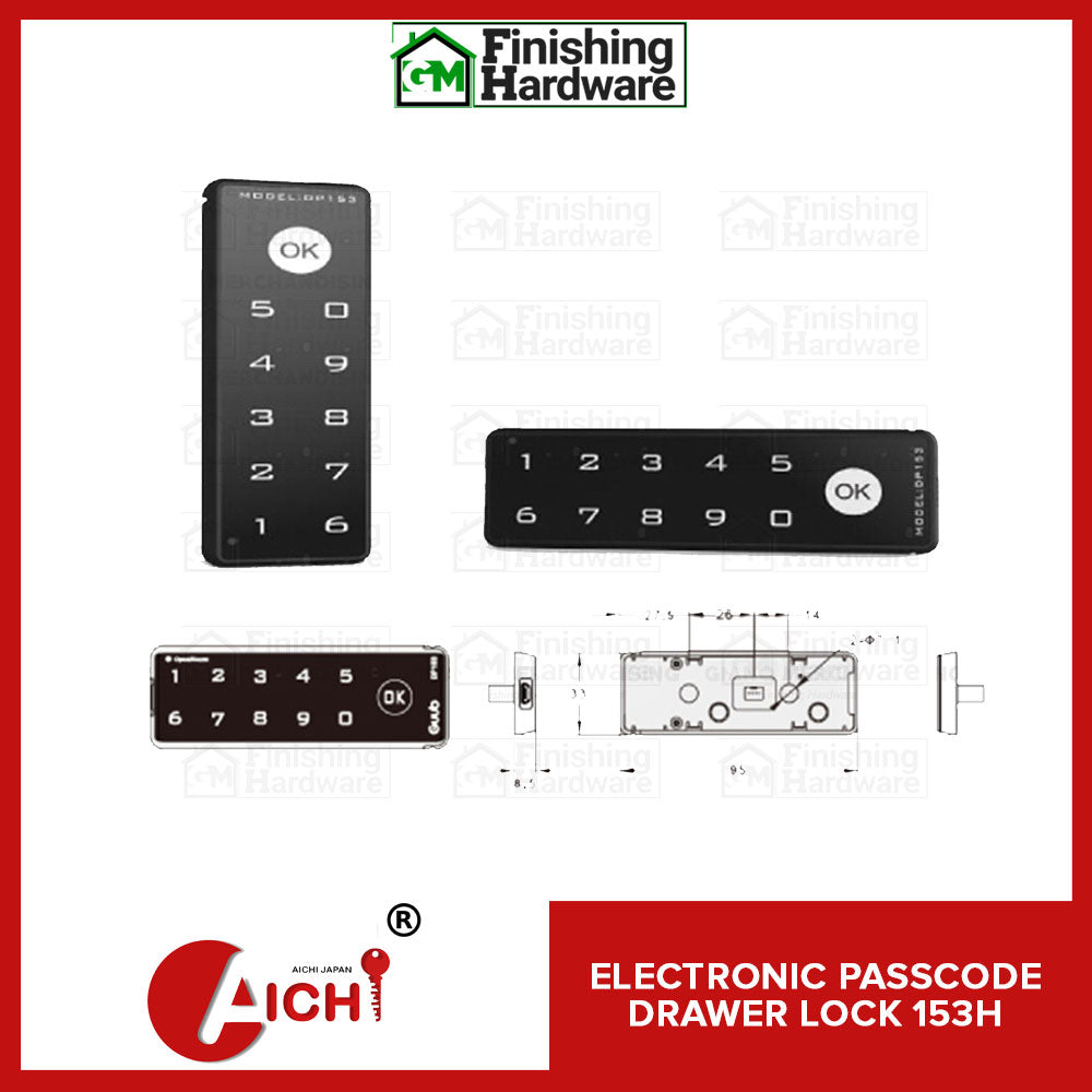 Electronic Passcode Drawer lock 153H