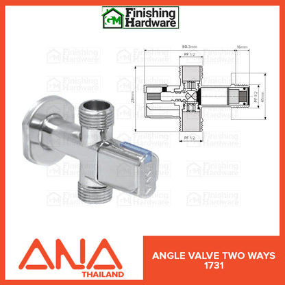 ANA Angle Valve Two Ways 1731