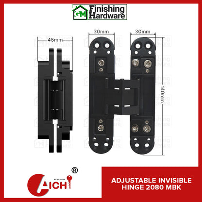 3D Adjustable Invisible Door Hinge