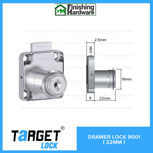 Target Drawer Lock 9001 (22mm)