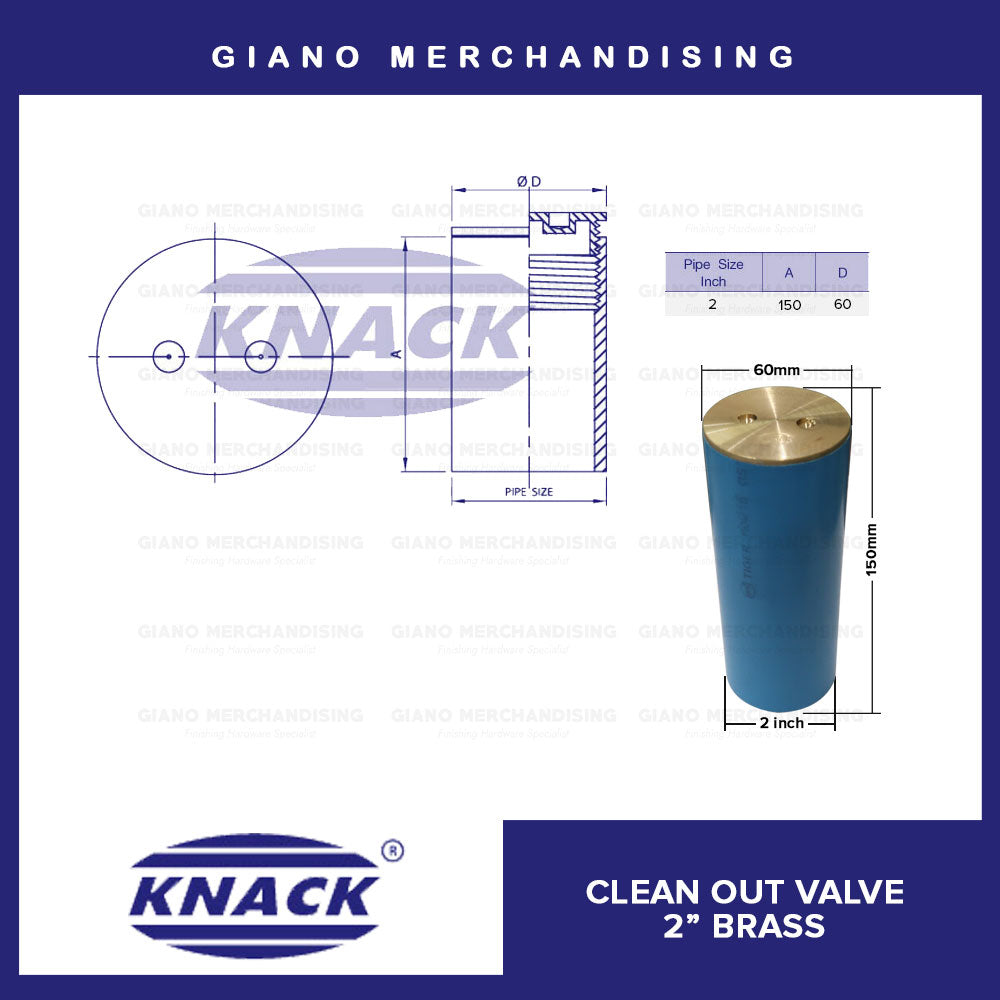 Knack Clean-Out Valve