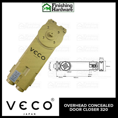 Veco Overhead Concealed Door Closer 320