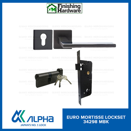 Alpha Euro Mortise Lockset 34298 ORB