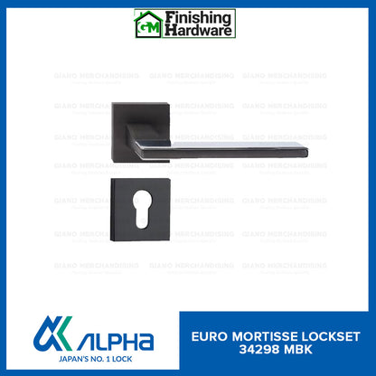 Alpha Euro Mortise Lockset 34298 ORB