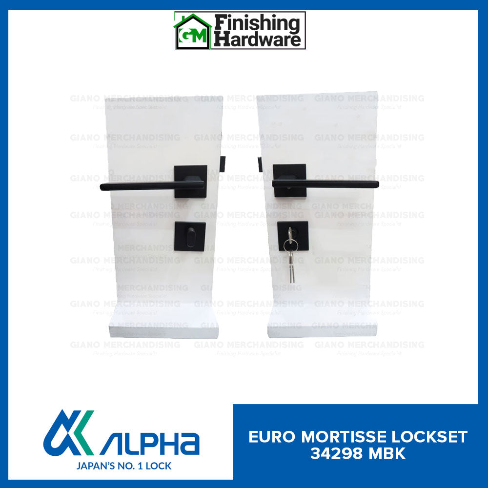 Alpha Euro Mortise Lockset 34298 ORB