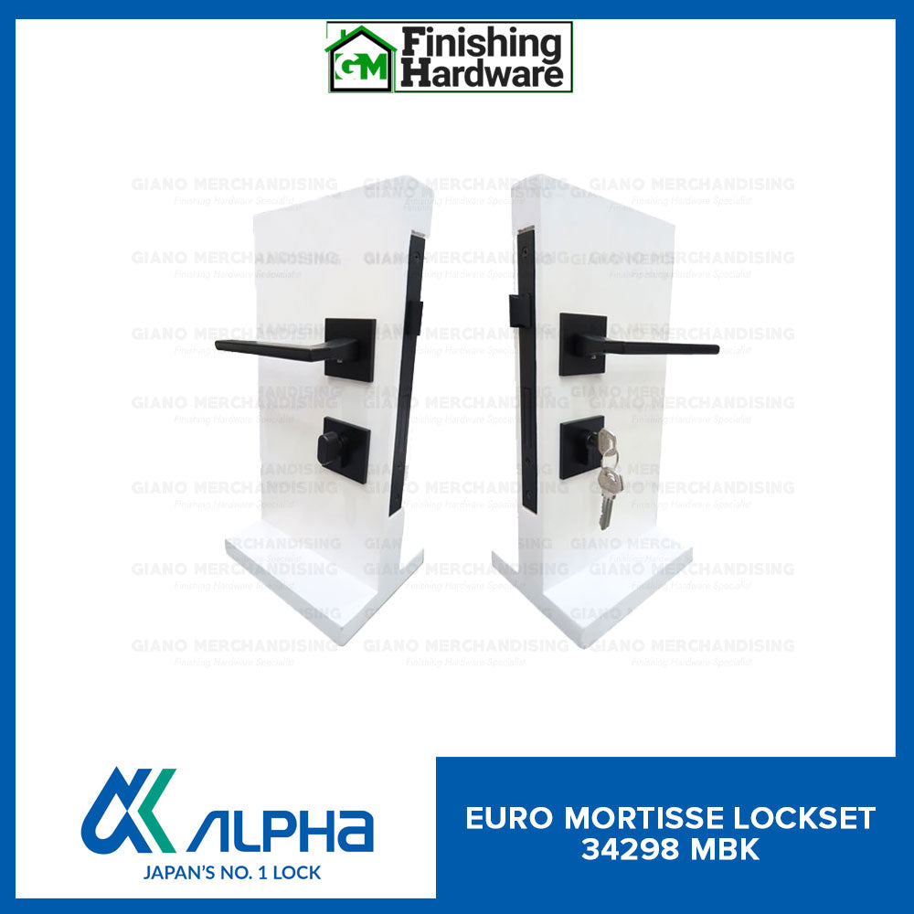 Alpha Euro Mortise Lockset 34298 ORB