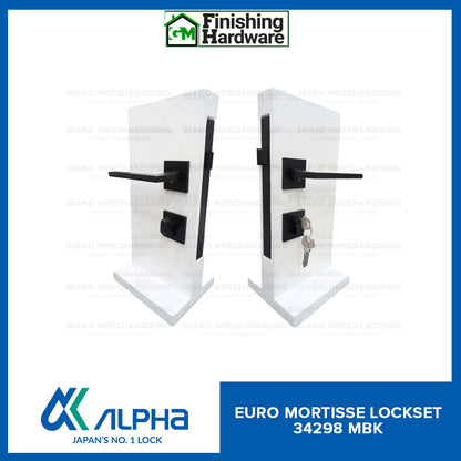 Alpha Euro Mortise Lockset 34298 ORB