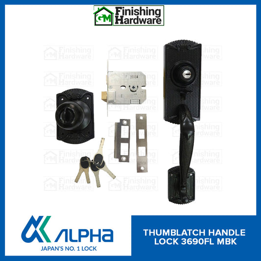 Alpha Entrance Thumb Latch Lockset 3690 FL