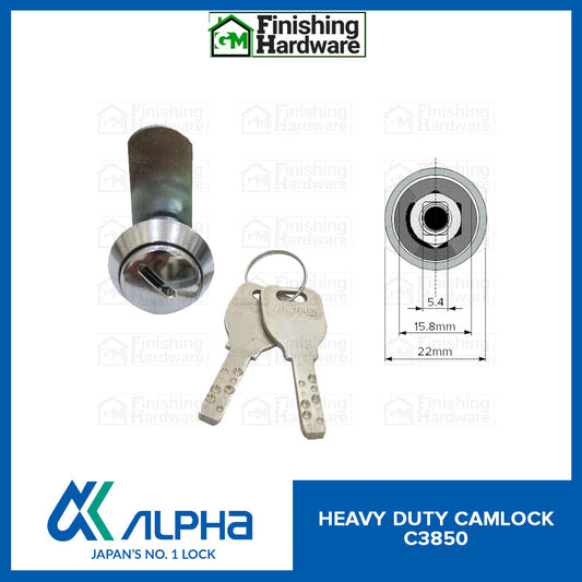 Alpha Heavy Duty Cam Lock C3850