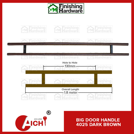 Big Door Handle 4025 Dark Brown