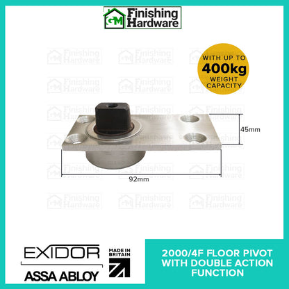 Exidor 2000/4F Floor Pivot Hinge with Double Action Function