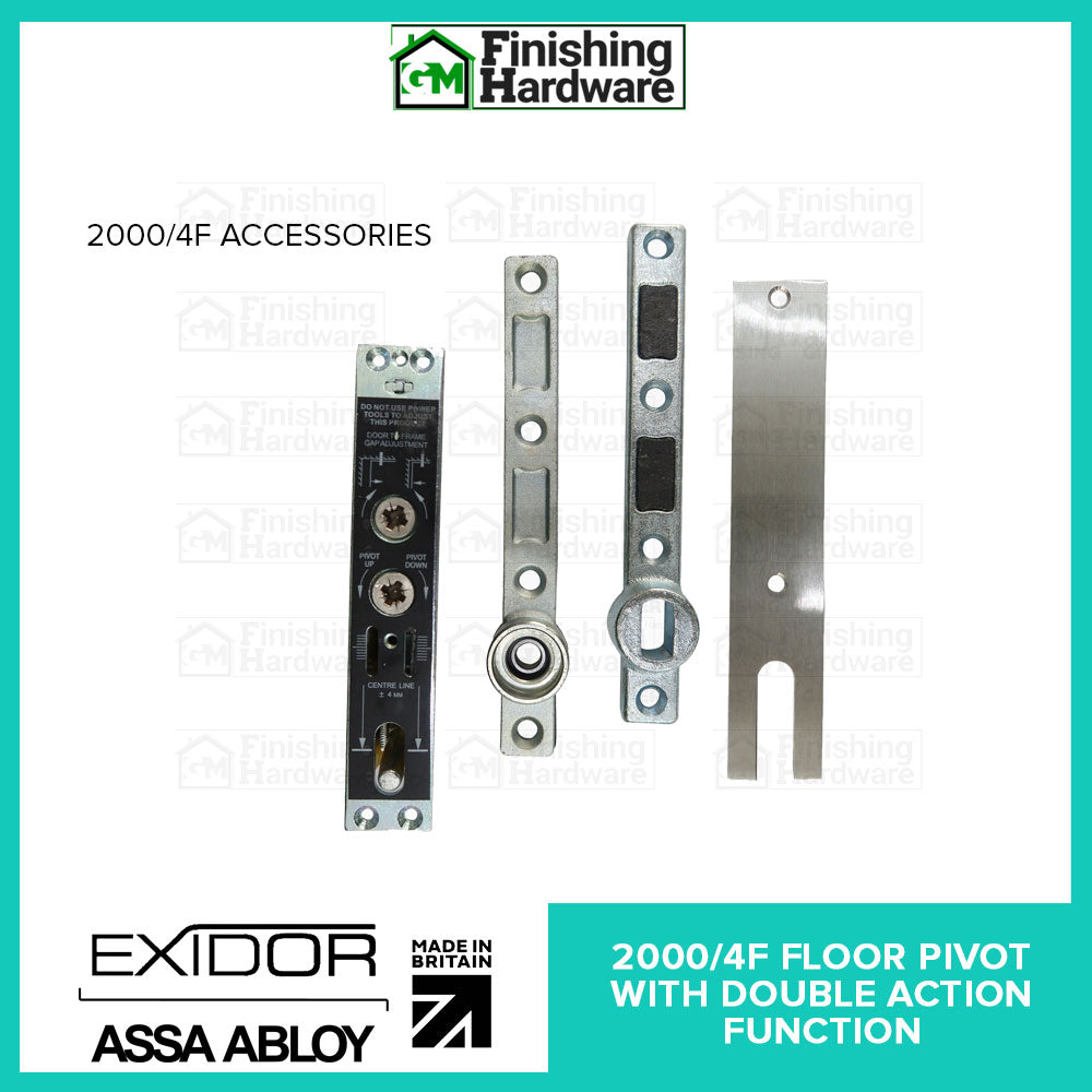 Exidor 2000/4F Floor Pivot Hinge with Double Action Function