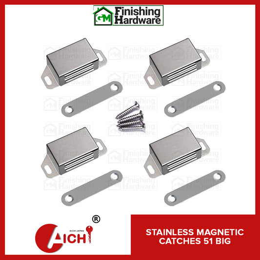 Stainless Steel Magnetic Catch 4pcs/pack