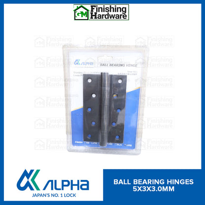 Alpha Ball Bearing Hinges (5x3x3.0mm) MBK