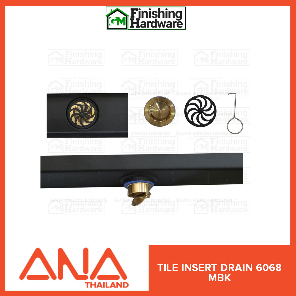 ANA Linear Floor Tile Insert Drain