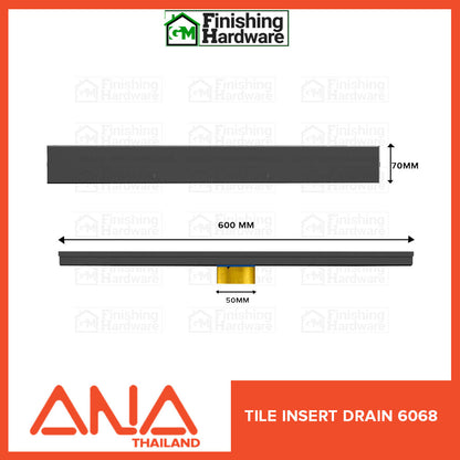 ANA Linear Floor Tile Insert Drain