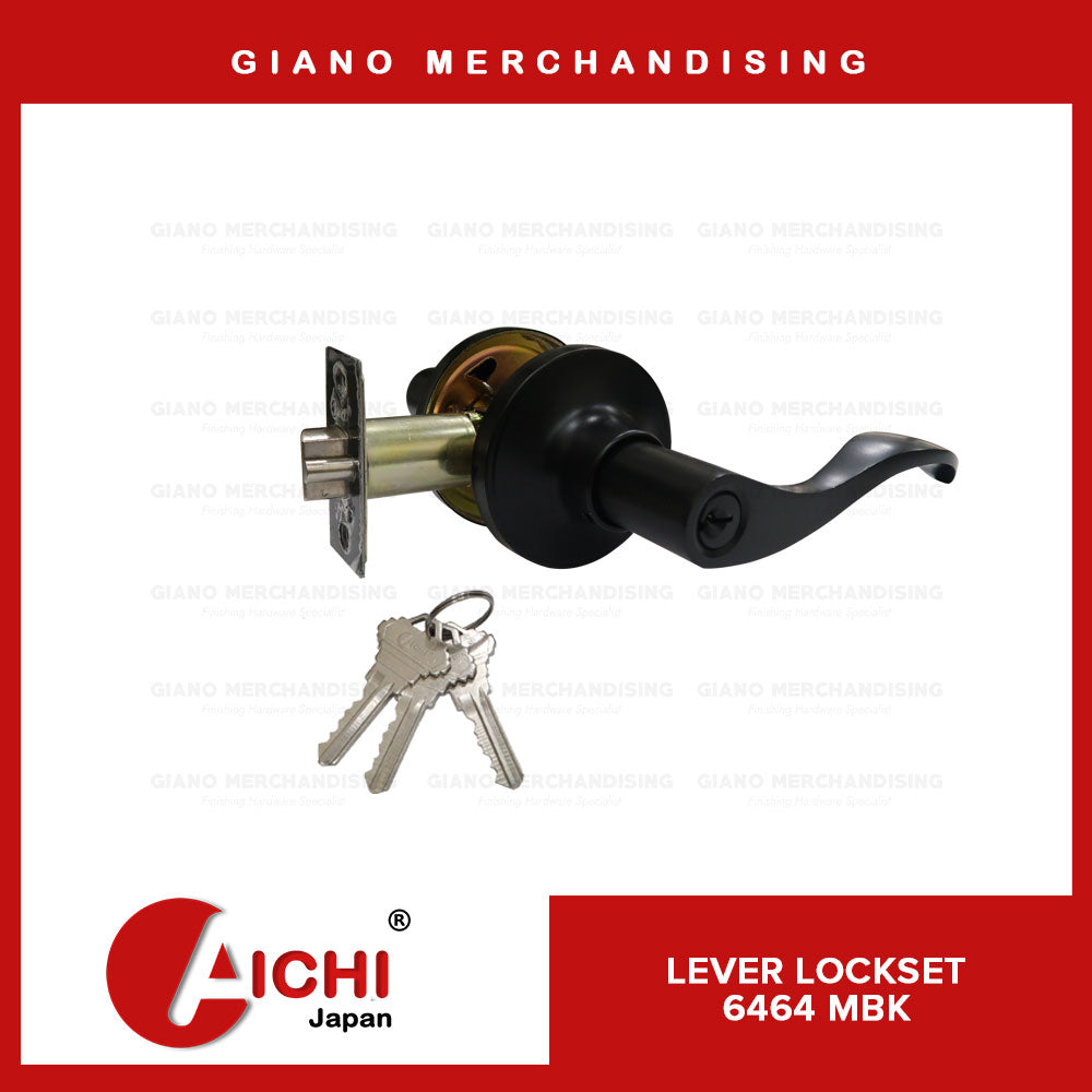 Aichi Lever Lockset 6464 MBK