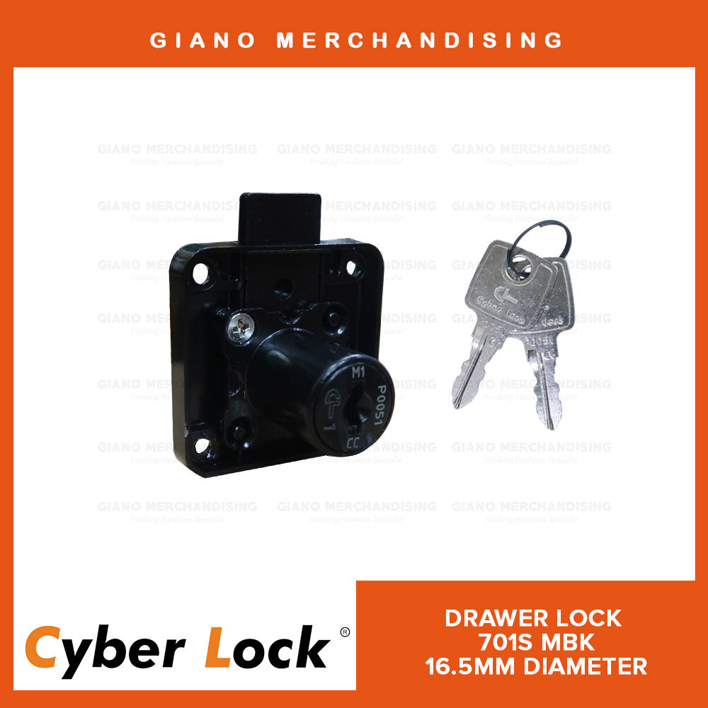 CyberLock Drawer Lock 701S (16.5mm Diameter)