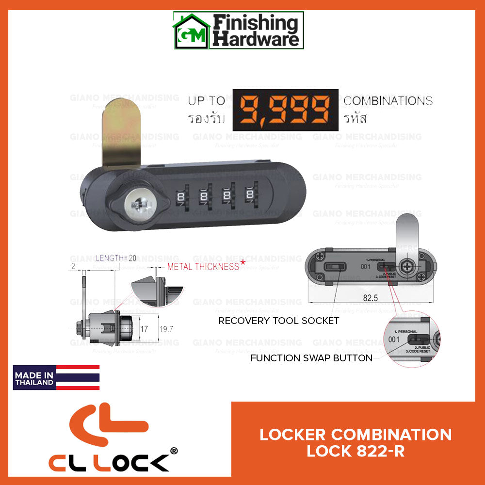 CyberLock Locker Lock 822-R