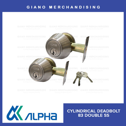 Alpha Cylindrical Deadbolt 83 Double