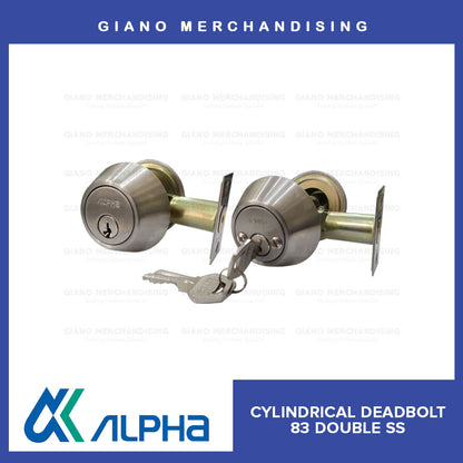 Alpha Cylindrical Deadbolt 83 Double