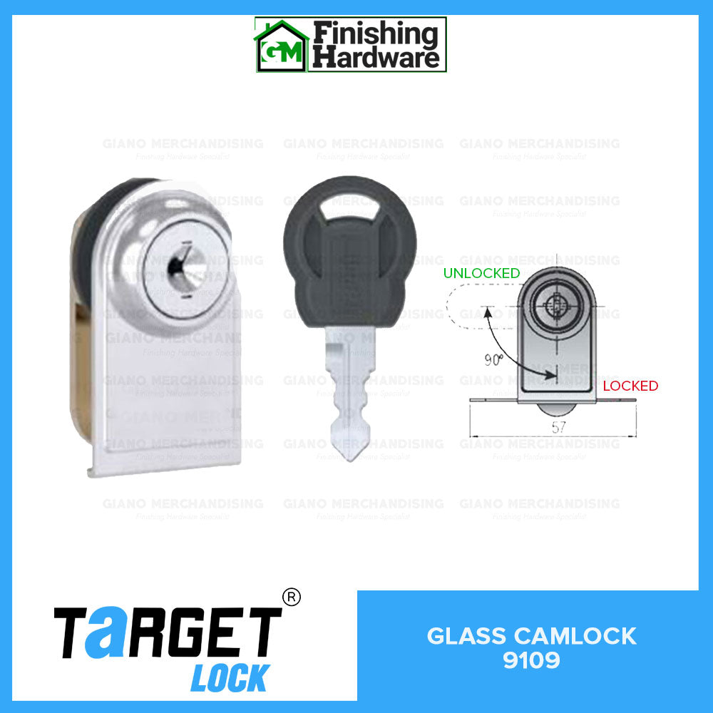 Target Glass Camlock 9109