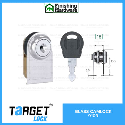 Target Glass Camlock 9109