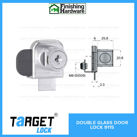 Target Double Door Glass Lock 9115