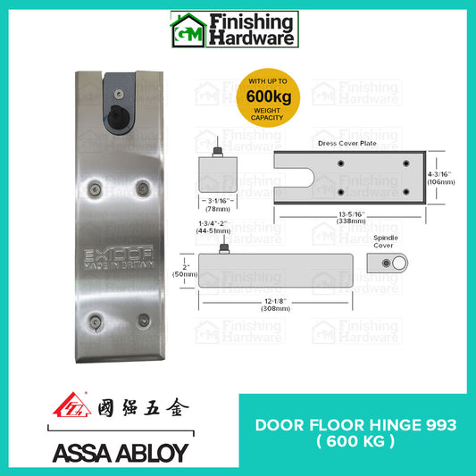 Exidor Floor Hinge