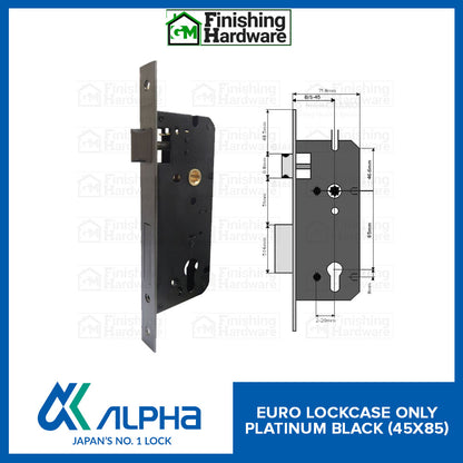 Alpha Mortisse Lockcase Only (45x85mm)