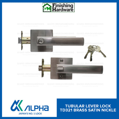 Alpha Tubular Lever Door Lock