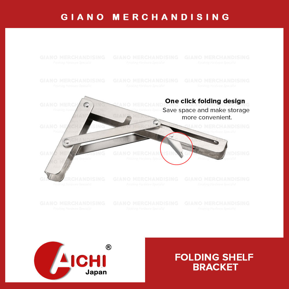 Folding Shelf Bracket 10"