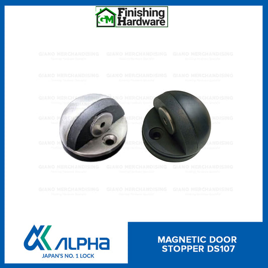 Alpha Floor Mounted Magnetic Door Stopper DS107