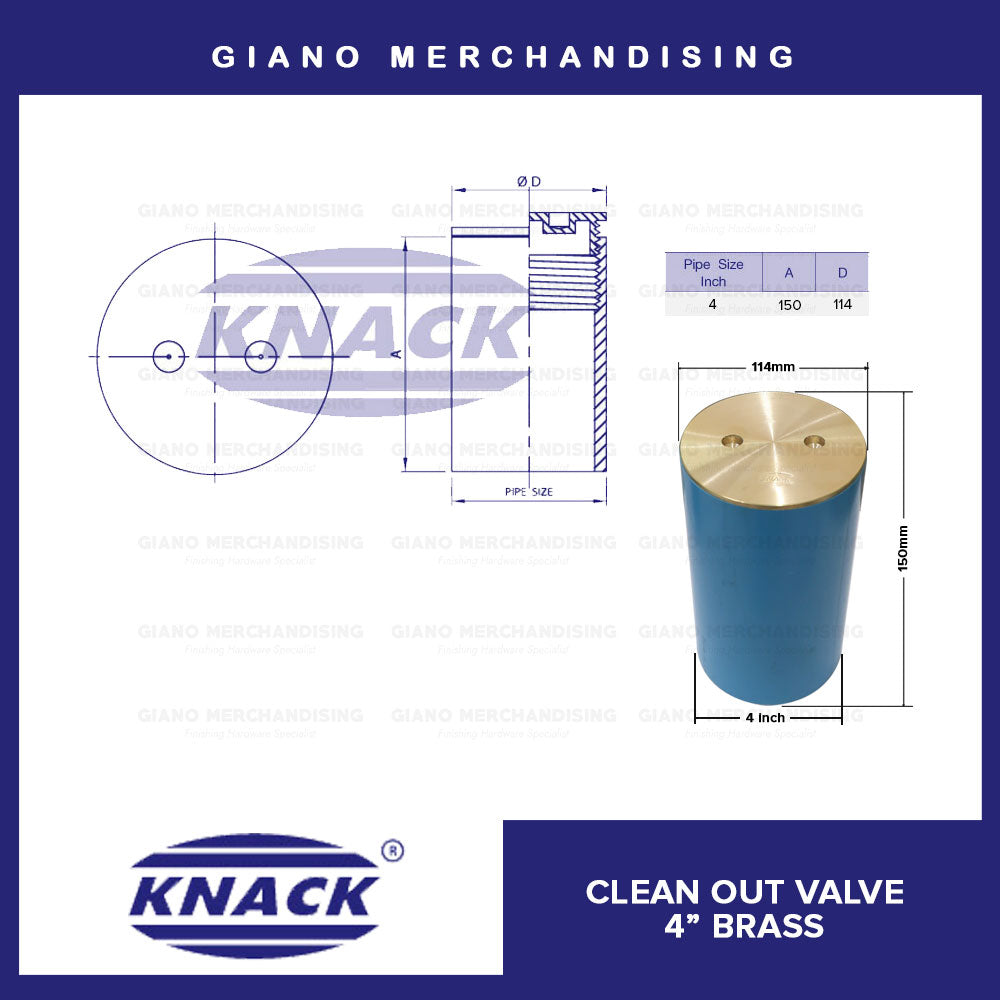 Knack Clean-Out Valve