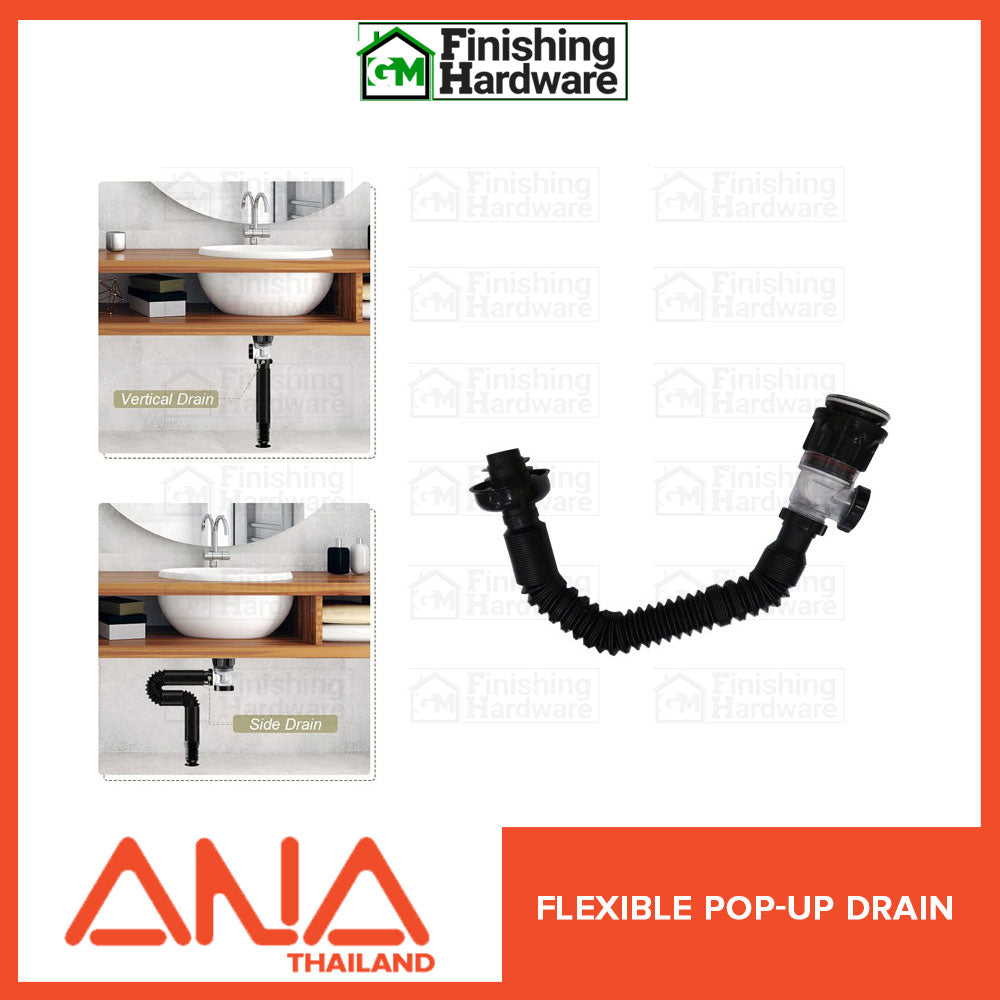 ANA Flexible Pop-Up drain