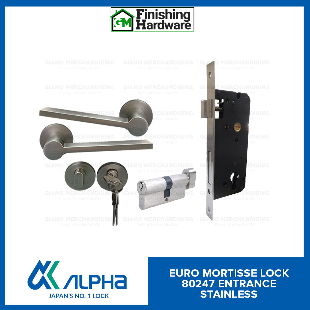 Alpha Euro Mortisse Door Lock 80247