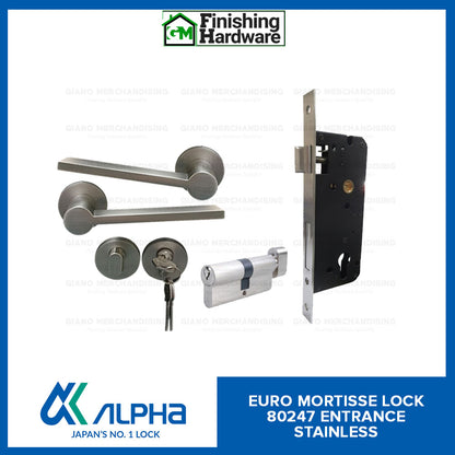 Alpha Euro Mortisse Door Lock 80247