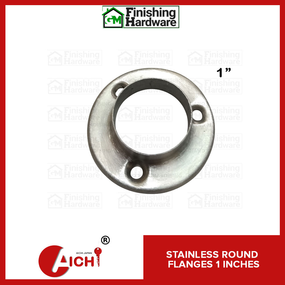 Stainless Round Flanges (2pcs)