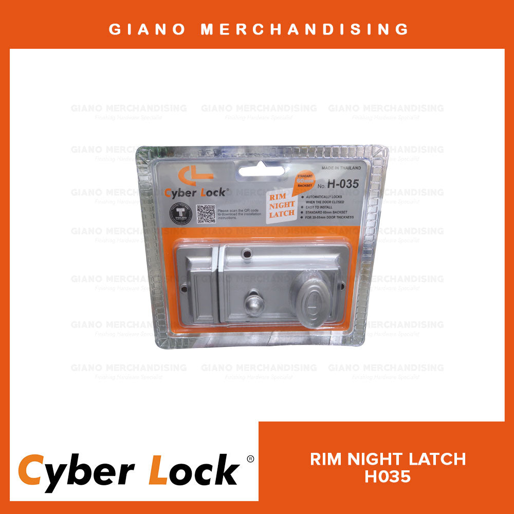 CyberLock Rim Night Door Latch H045