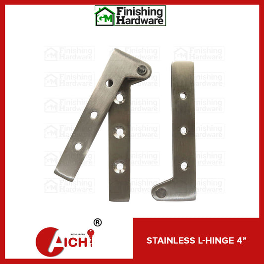 Stainless L-Hinges 4"