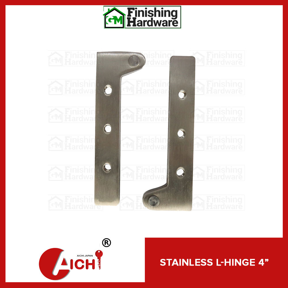 Stainless L-Hinges 4"