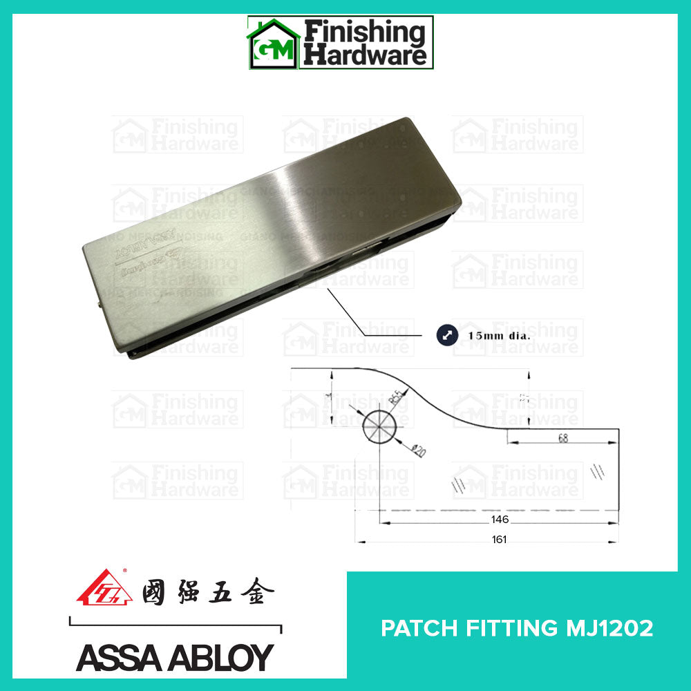 Assa Abloy Top Patch Fitting MJ1202