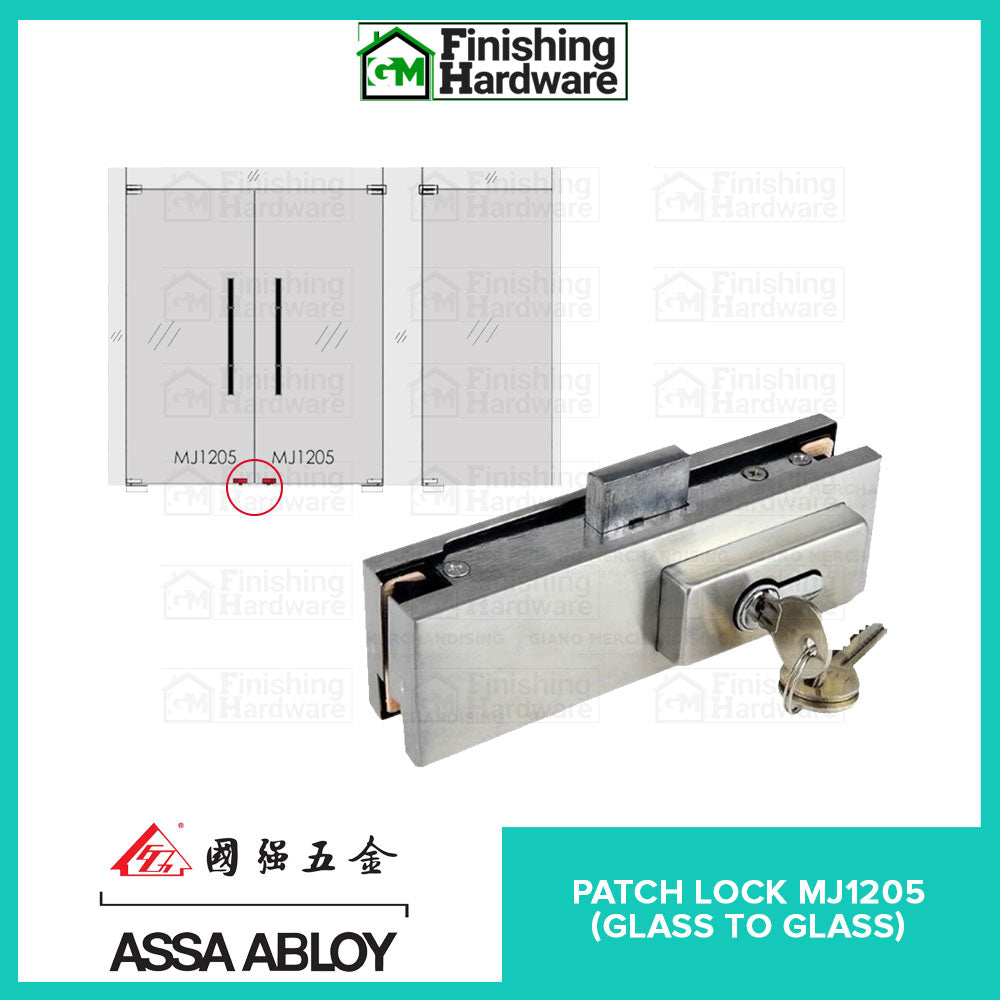 Assa Abloy Patch Door Fitting Set