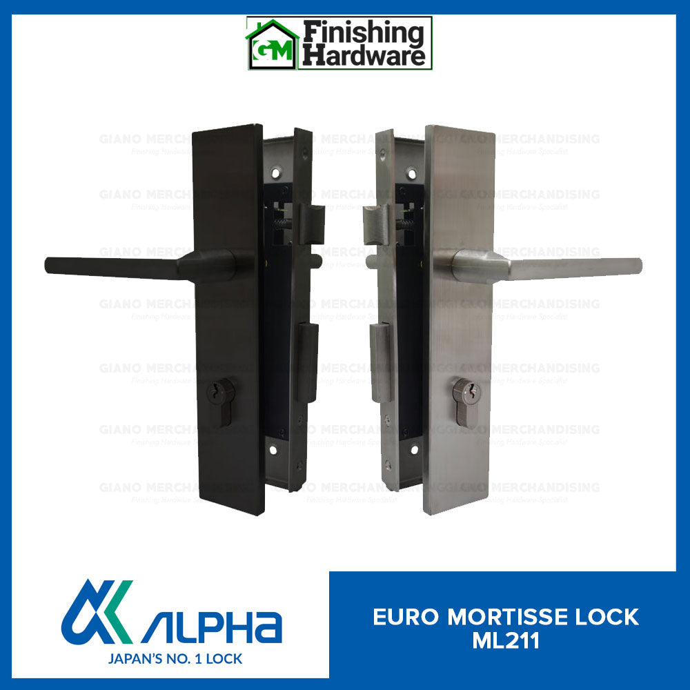 Alpha Euro Mortise Door Lock ML211