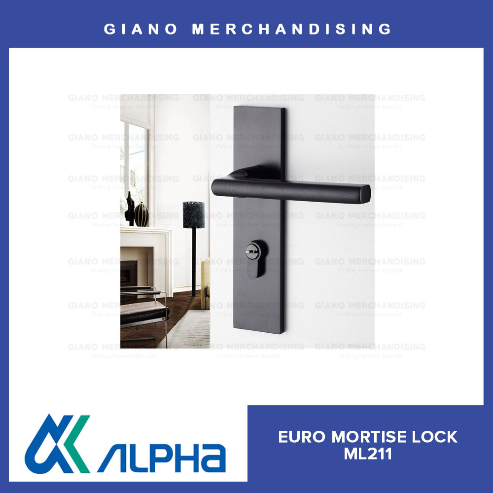 Alpha Euro Mortise Door Lock ML211