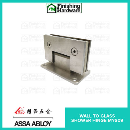 Assa Abloy Shower Hinge Wall to Glass MYS09