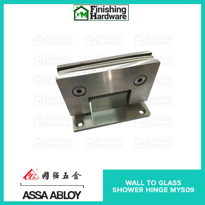 Assa Abloy Shower Hinge Wall to Glass MYS09