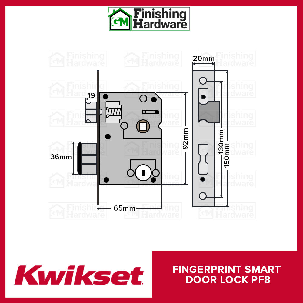 Kwikset Fingerprint Smart Door Lock PF8